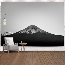 Mount Fuji background cloth ins scenery bedroom bedside cloth rental room renovation dormitory desk decorative wall tapestry