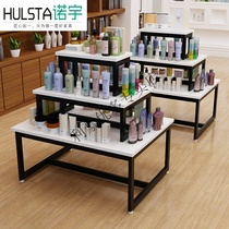 Nakajima cabinet cosmetics display cabinet three-layer running water table promotional exhibition rack mother and baby store shoe store Zhongdao cabinet flower booth