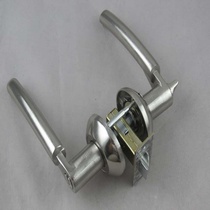 Bathroom door lock Keyless Indoor bathroom lock handle Bathroom lock tongue Toilet bathroom handle hole distance