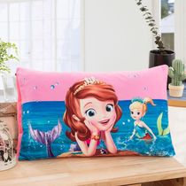 Childrens pillow 1-3-6 years old kindergarten primary school boys and girls baby children plus velvet winter cartoon four seasons universal