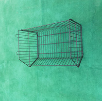 Supermarket oblique basket shelf plus layer