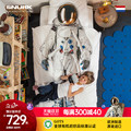 SNURK Dutch organic cotton set gift children bedding adult bed three piece quilt cover astronaut