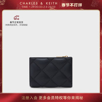 CHARLES & KEITH21 Winter New CK6-50770524 Ladies Plush Party Mini Diamond Wallet