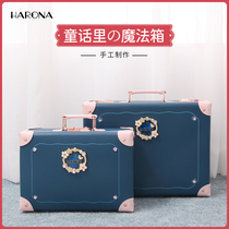 Han Rona Retro Suitcases Suitcases Women Mini Mini 12 inch 16 inch 20 inch Den case Makeup Case Makeup Bag