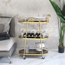 Beauty salon special beauty salon trolley mobile equipment rack snacks Nordic nail cart storage car
