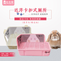 New boutique toilet Danyang anti-overturning fixed square double buckle toilet rabbit ChinChin guinea pig