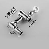 All copper horizontal retractable stool flush valve squatting toilet pedal time delay valve hand pedal foot flush valve