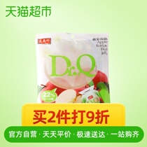 进口台湾地区盛香珍Dr.Q苹果汁蒟蒻果冻210g/袋网红含22%果汁