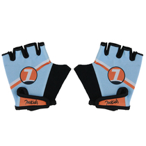 Lacquer Small 100 Children Riding Gloves Bike Sport Non-slip Breathable Semi-Finger Guard Pulley Shoes Balance Drivers Sleeve
