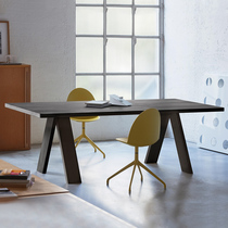 Nordic Solid Wood Desk Designer Log Table Minimalist Modern Fair House Speaker Bar Desk Desk Desk