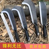 High manganese steel handmade and forged with agricultural sickle machete machete machete chopping wood knife Bamboo Cut Bamboo Knife Outdoor Open Road Chopping Wood Machete Machete