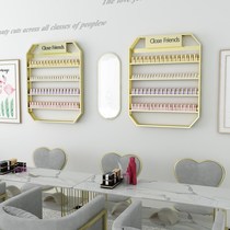 Nail Polish glue wall shelf nail art shelf display rack nail polish storage rack Net Red Wall cosmetics shelf
