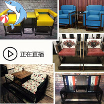 Billiards chair billiards sofa billiard room billiard hall viewing chair coffee table special rest seat Chinese