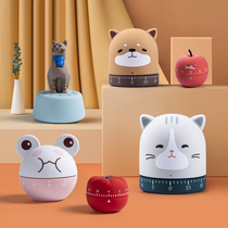 Cute animal timer student homework time management reminder children learning kitchen cartoon timing alarm