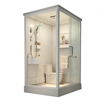 Integrated shower room Integrated bathroom Bathroom Wet and dry separation glass bath room Household toilet bath room