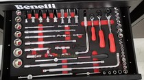 Shenjian motorcycle general auto repair tool 79-piece set Tray tool tool holder tool lining motorcycle repair