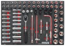 72 pieces of Best 1 2 sleeve tool support set 6699A set tool support tool lining