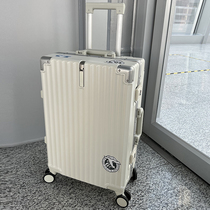 Luggage 20 inch male and female student Japanese trolley case 24 inch aluminum frame boarding case universal wheel large capacity suitcase
