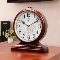 Pendulum clock quartz living room desktop clock retro home desktop large clock sitting clock pendulum clock ornaments
