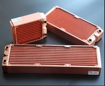 Keruiwo pure copper Full copper 120 240 360 water-cooled row heat exchanger 45mm thick row