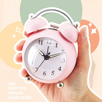 Super large sound small alarm clock silent simple Children girl student special cute bedroom bedside luminous clock alarm alarm