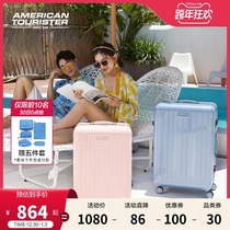 American travel high-value INS Wind trolley case large capacity PC password box strong and durable luggage female male BB5 New