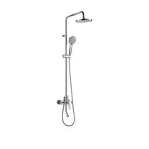 Three-function surface thermostatic shower