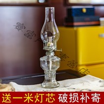Old-fashioned oil kerosene lamp glass horse lamp fire water lamp nostalgic old oil lamp for Buddha ever lamp Mobil lamp
