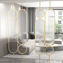 Changhong glass partition stainless steel screen office Nordic luxury can rotate to block the bedroom porch