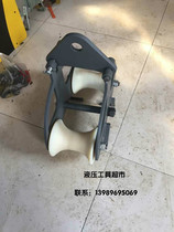 Left and right two-wheel pulley front and rear double-wheel pulley cable pay-off pulley 130*120 cable wire pay-off pulley 1