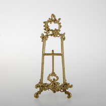 Retro brass plate bracket display rack collection tray Japanese handmade decoration tray rack bracket bracket