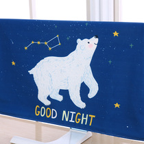 Computer dust cover desktop keyboard protective cover monitor screen decoration dust cloth host cover dust
