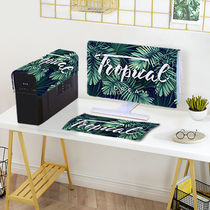 Computer dust cover desktop computer all-in-one protective cover all-in-one keyboard three-piece host set desktop chassis curtain