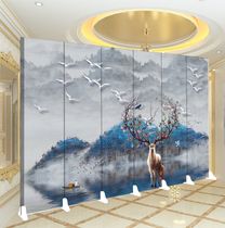 Custom screen Nordic partition Simple living room Office Small apartment Mobile decoration folding
