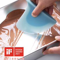 Shark fin silicone scraper standing scraper soft baking scraper noodle dot dough cutter cream cake spatula