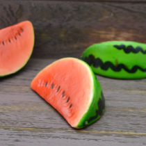 New Children Photography Props Movie 100 Days Baobao Photo Props Fruit Emulation Watermelon Slice Holding Pillow Props New
