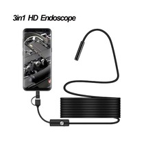 5 5mm endoscope 130W camera Android smartphone pipe industrial endoscope auto repair waterproof probe