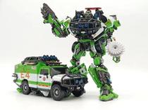 Fine coating original big JH-01L green ambulance K version mpm11 deformation toy movie version autobot model