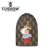 Card Show Original Small Crowddesign Bull Leather Printed Pull-out Slim Key Bag 2021 New Genuine Leather Car Key Bag