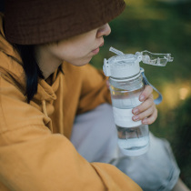Straw water Cup ins adult simple portable fresh Mori pregnant woman cute girl mother special Cup