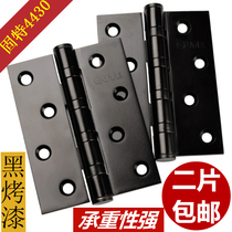 Gute black hinge 304D stainless steel 4 inch thick solid wood door hinge hinge bearing silent hinge