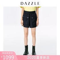 Dazzle Desu 2020 summer wear new worsted wool stripe suit casual shorts for women 2c2q1192t