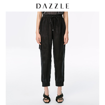 Dazzle Disu 2020 summer new type of copper ammonia silk drape feeling Leggings straight tube tooling pants for women 2c2q4041a