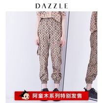 Dazzle Disu 2020 spring clothing new Astro Boy co branded series work style casual pants female 2c1q4466l