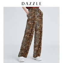 Dazzle plain spring dress new animal pattern suit bottom straight tube pants for women 2g3q4246w