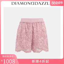 DIAMOND DAZZLE ground element autumn and winter new style lace plate flower lace pants shorts women 1F4Q1117G