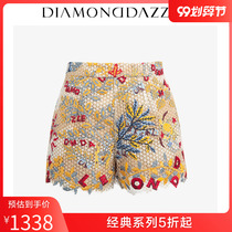 DIAMOND DAZZLE ground element summer dress new casual temperament childlike lace shorts female 1G2Q1017V