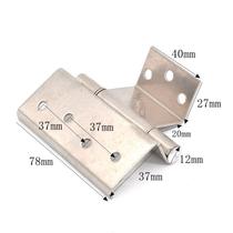 Thickened stainless steel plastic steel door and window hinge hinge Outer flat open doors and windows with synthetic leaf small dark hinge door 2 clothes