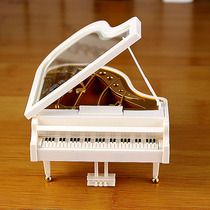 Sky City piano ornaments music box rotating dance princess Christmas childrens birthday gift female
