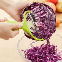Japanese lettuce planing knife Home Multi-functional bag Vegetable Round Cabbage Rolls Heart vegetable Shredded Cucumber Gouging Scraped